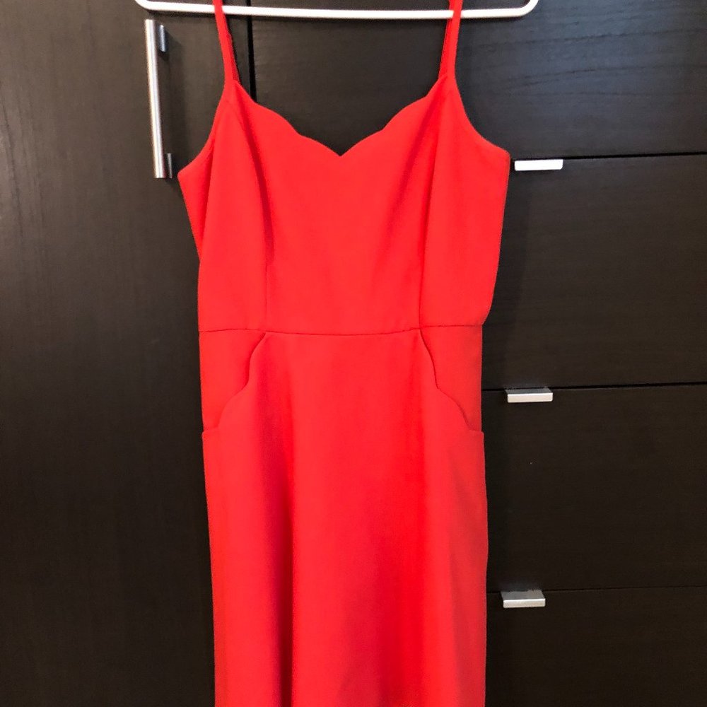 Crissie Scallop Detail Dress